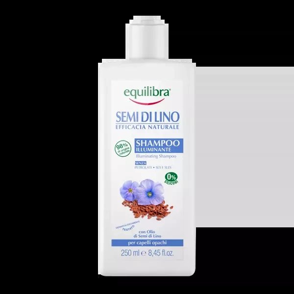 EQUILIBRA Equilibra Szampon rozświetlający z lnem 250 ml — Składniki i ocena