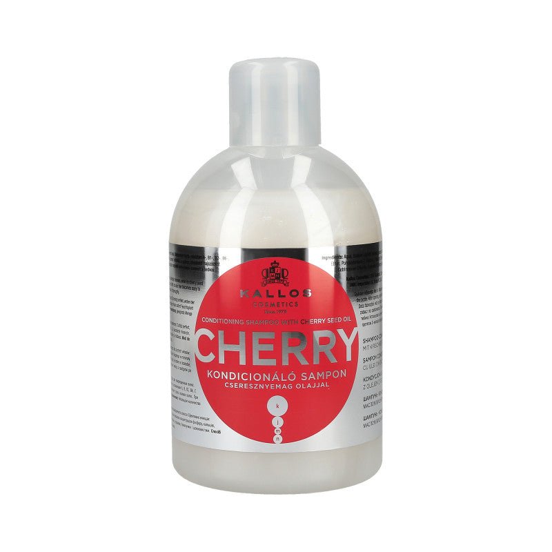 Kallos Cosmetics KALLOS szampon z olejem z pestek wiśni CHERRY 1000 ml — Składniki i ocena