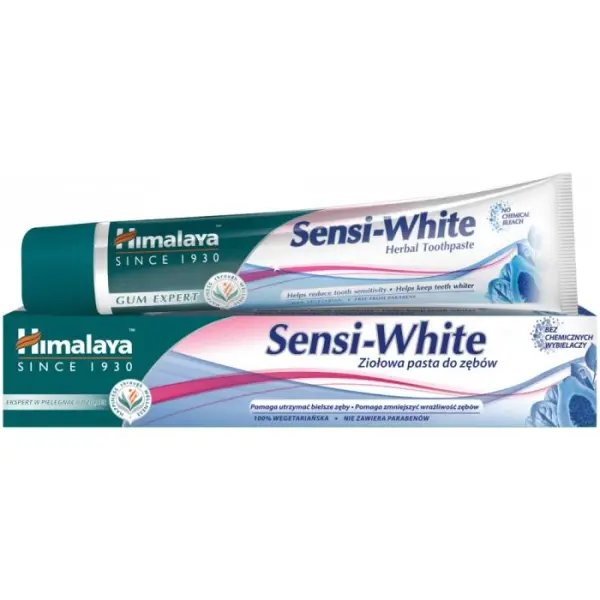 HIMALAYA HIMALAYA Ziołowa pasta Sensi-White na krwawiące dziąsła