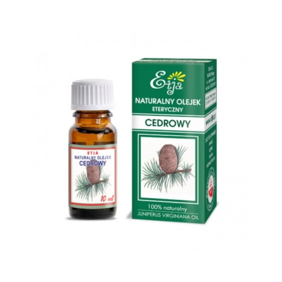 ETJA ETJA Olejek eteryczny naturalny cedrowy 10 ml — Składniki i ocena