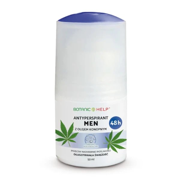 Bioxon Laboratorium Botanic Help Antyperspirant MEN 48h z olejem konopnym 50 ml — Składniki i ocena