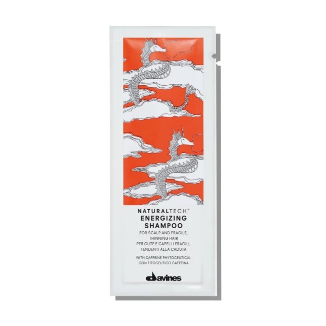 Davines Davines Energizing Shampoo - szampon do osłabionej skóry głowy i włosów z tendencją do wypadania 12 ml — Składniki i ocena