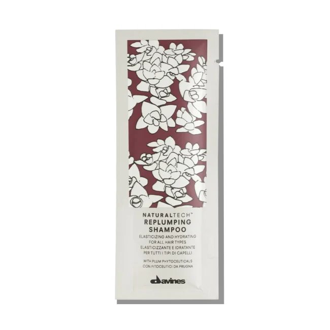 Davines Davines Replumping Shampoo - nawilżający i uelastyczniający szampon do wszystkich rodzajów włosów 12 ml — Składniki i ocena