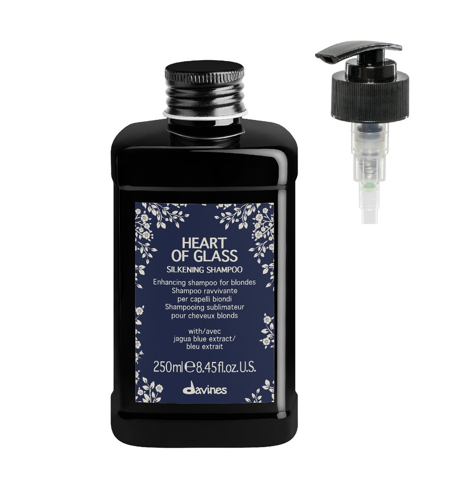 Davines Davines Heart of Glass Shampoo - szampon wzmacniający do włosów blond 250 ml + pompka