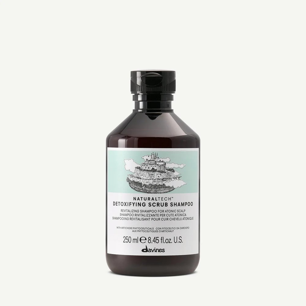 Davines Davines Detoxifying Scrub - szampon do zwiotczałej skóry głowy 250 ml