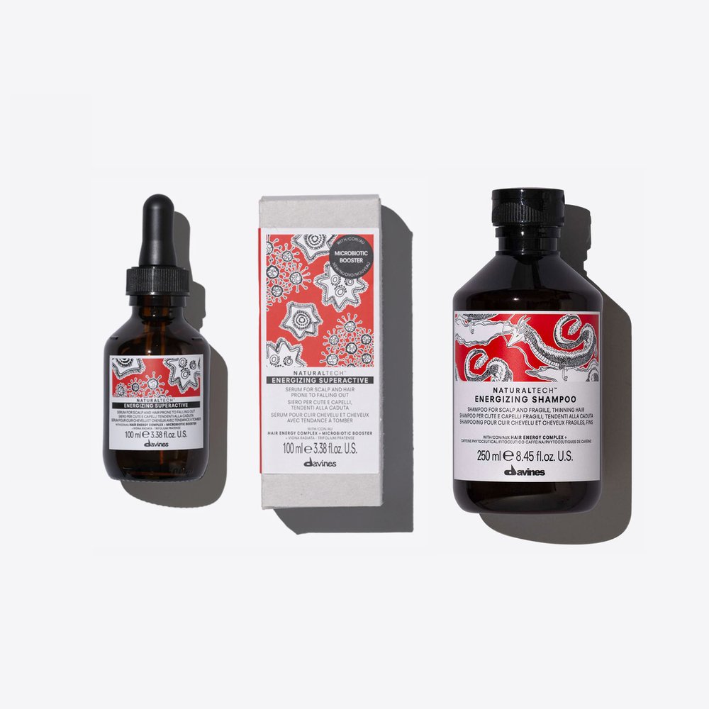 Davines Davines Energizing zestaw regenerujący hormonalne wypadanie włosów — Składniki i ocena