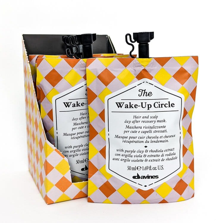 Davines Davines The Wake-Up Circle - Odżywczo-ochronna maska do włosów 6 x 50 ml