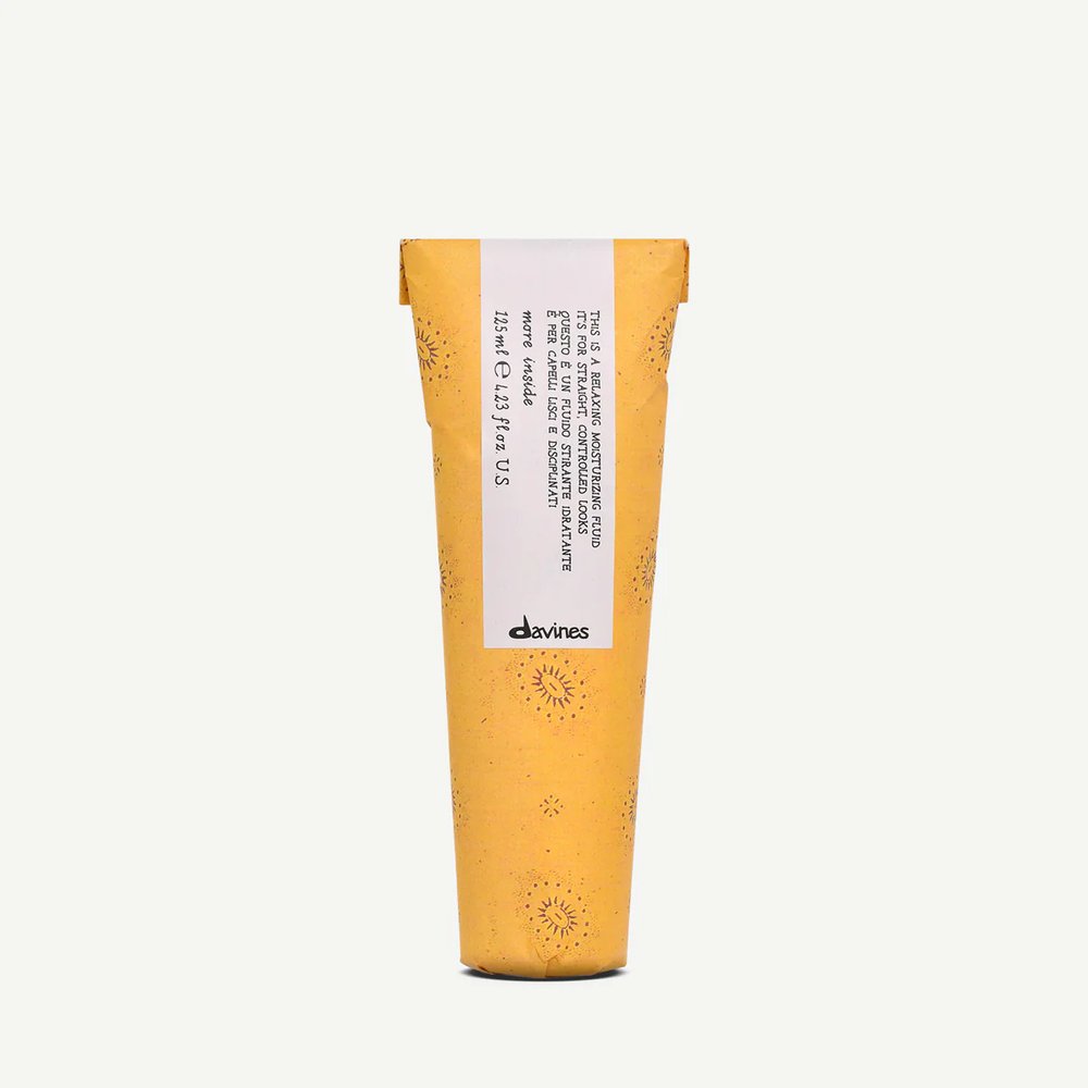 Davines Davines Relaxing Moisturizing Fluid - Fluid do tworzenia efektu idealnie prostych włosów 125ml