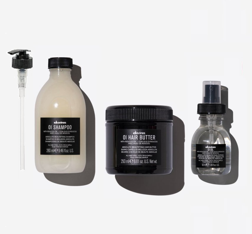 Davines Davines zestaw: szampon z pompką + hair butter + olejek 50 ml — Składniki i ocena