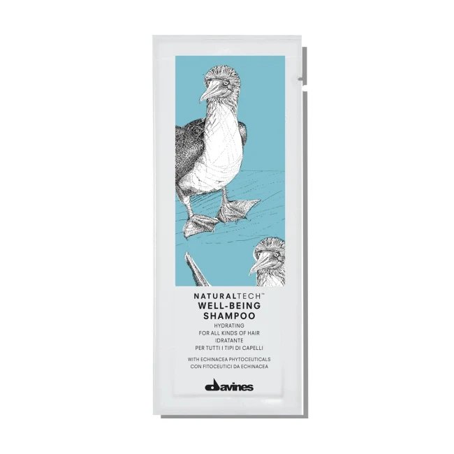 Davines Davines Well-being Shampoo - nawilżający szampon do wszystkich rodzajów głowy 12ml