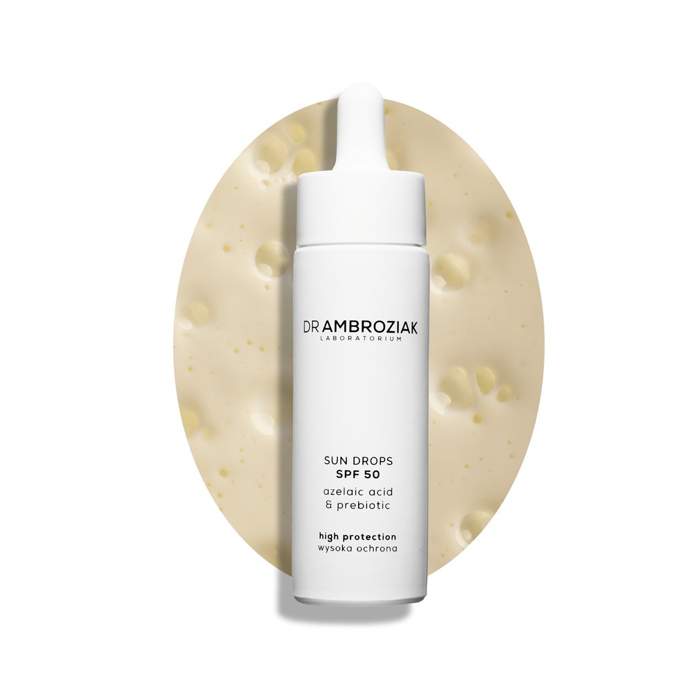 DR AMBROZIAK Dr Ambroziak Sun drops SPF50 - Serum ochronne z filtrem 30 ml — Składniki i ocena
