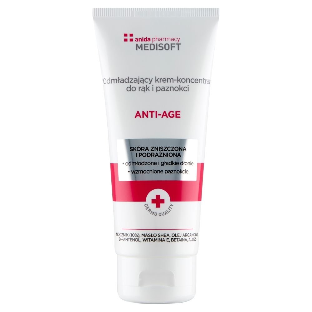 ANIDA Anida Anti-Age, krem-koncentrat do rąk i paznokci, 100 ml — Składniki i ocena