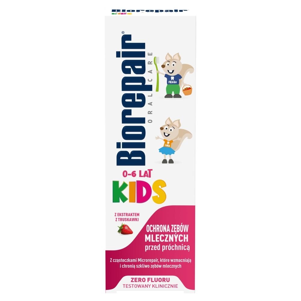 BIOREPAIR Biorepair Kids, pasta do zębów dla dzieci, 0-6 lat, 50 ml