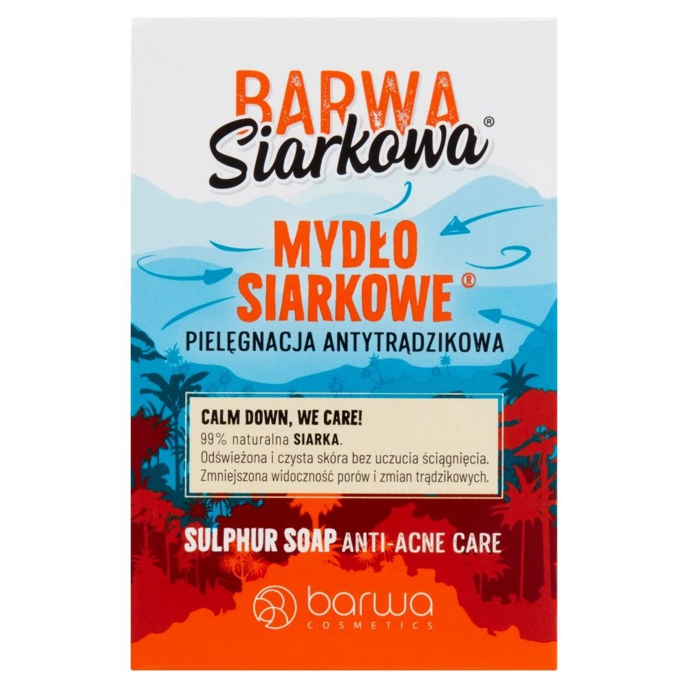 BARWA Barwa Siarkowa, mydlo, siarkowe, pielegn.antytradz.,100g