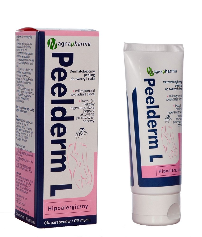 Nieznana Peelderm L, peeling dermatologiczny do twarzy i ciała, 100 ml — Składniki i ocena