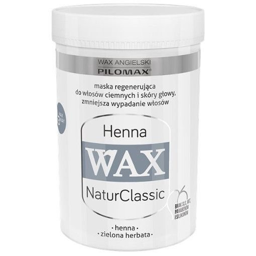 WAX ang Pilomax WAX ang PILOMAX NaturClassic Wax Henna, maska do włosów zniszczonych i ciemnych, 480 ml — Składniki i ocena