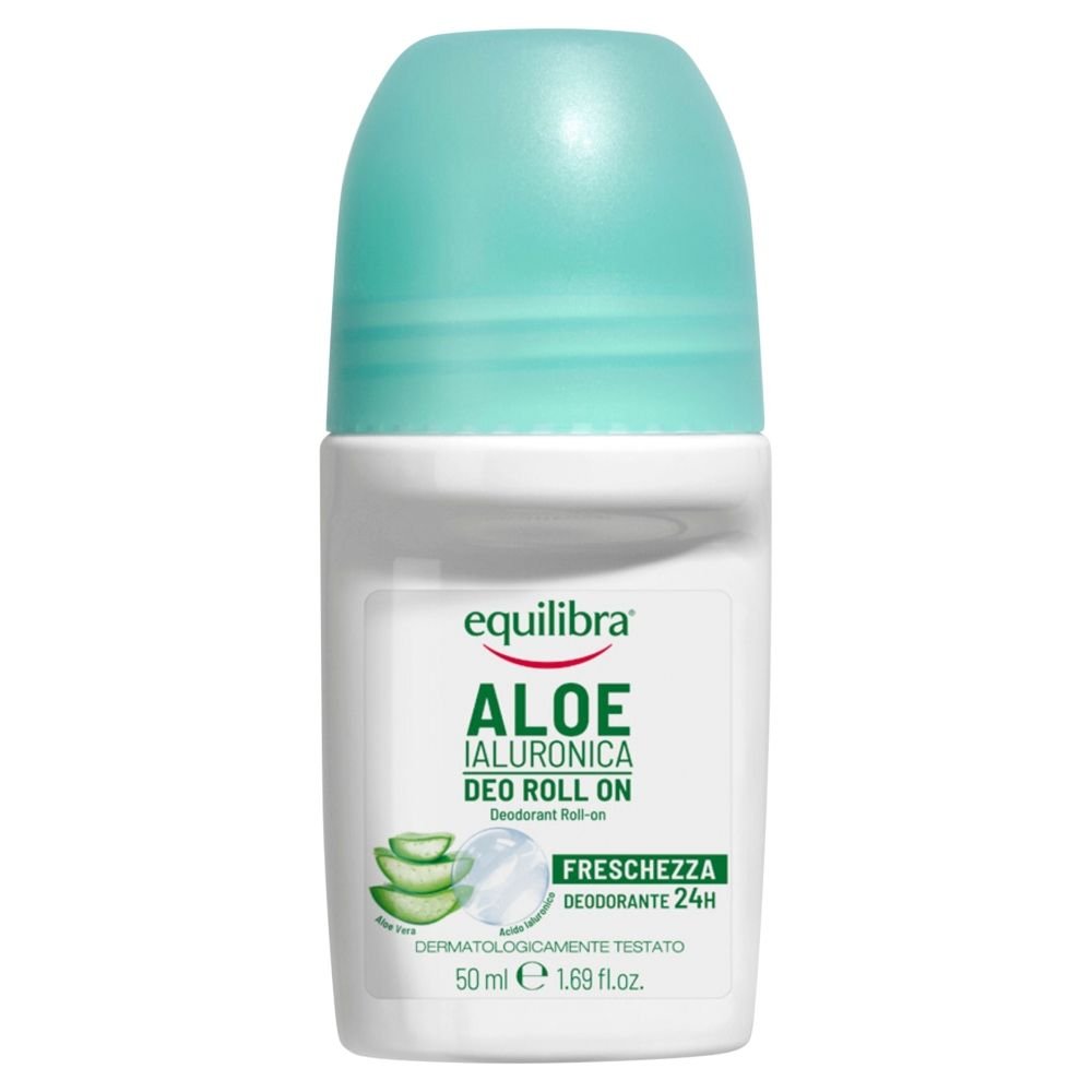 Nieznana Equilibra, Aloesowy dezodorant w kulce z kwasem hialuronowym, 50 ml — Składniki i ocena