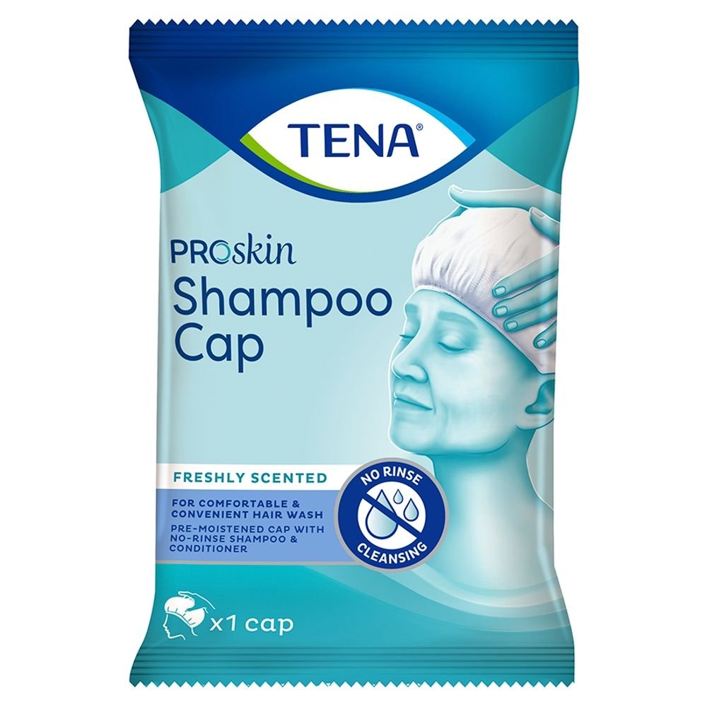 TENA Shampoo Cap, czepek do mycia włosów, 1 szt. — Składniki i ocena