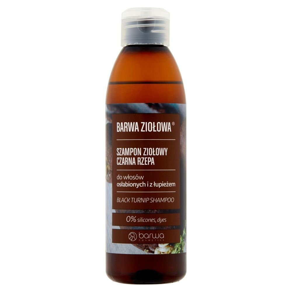 BARWA Barwa Ziołowa, szampon Czarna Rzepa do włosów osłabionych, 250 ml
