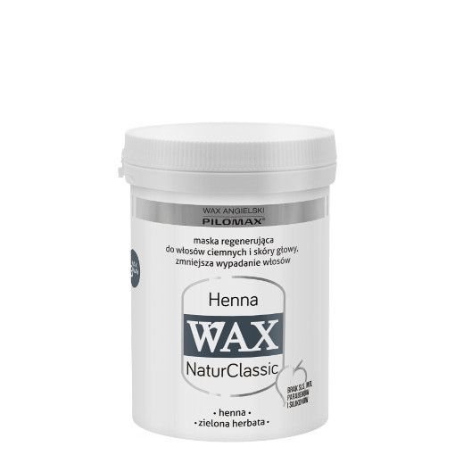 WAX ang Pilomax WAX ang PILOMAX NaturClassic Wax Henna, maska do włosów zniszczonych i ciemnych, 240 ml — Składniki i ocena