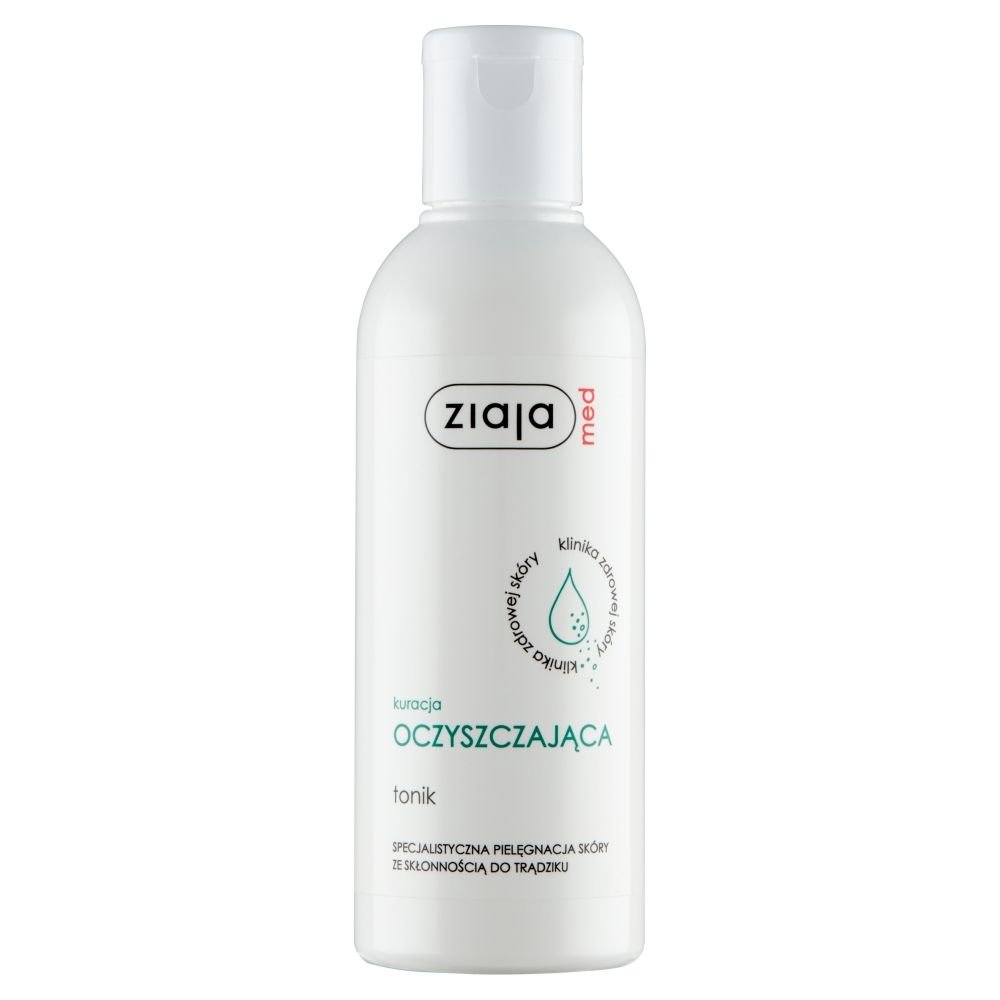 ZIAJA Ziaja Med Kuracja Antybakteryjna, tonik oczyszczający, łojotok, trądzik, 200 ml