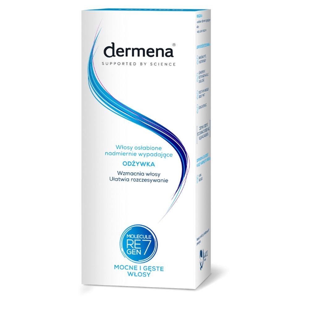 DERMENA Dermena Hair Care, odżywka do włosów wzmacniająca i ułatwiająca rozczesywanie, 200 ml — Składniki i ocena