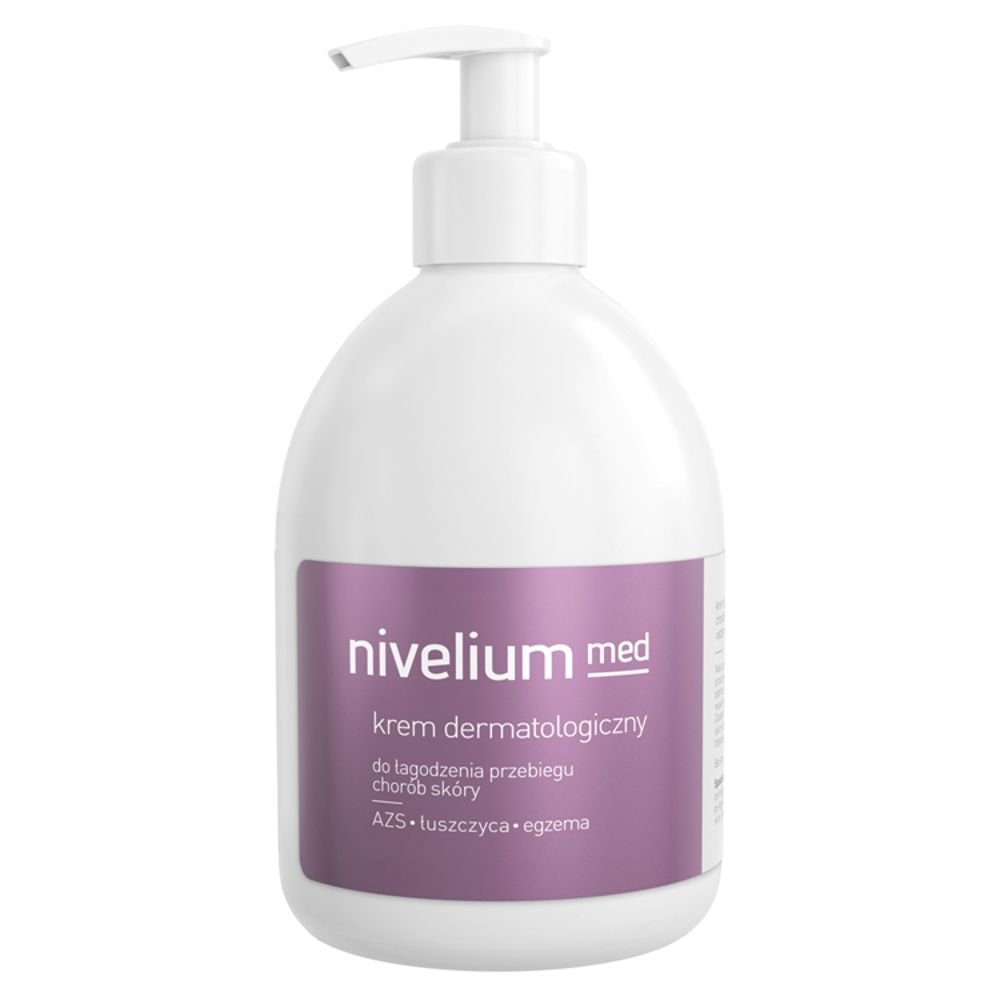 NIVELIUM Nivelium med, krem dermatologiczny do łagodzenia przebiegu chorób skóry, 450 ml — Składniki i ocena