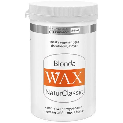WAX ang Pilomax WAX ang PILOMAX NaturClassic Wax Blonda, maska do włosów zniszczonych i jasnych, 480 ml — Składniki i ocena