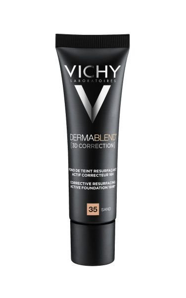 VICHY Vichy Dermablend 3D, podkład wyrównujący powierzchnię skóry, 35 Sand, 30 ml — Składniki i ocena