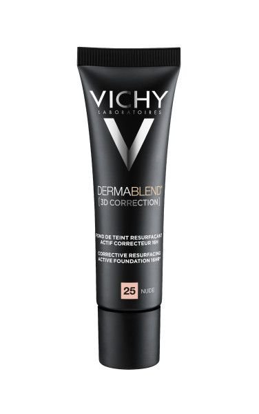 VICHY Vichy Dermablend 3D, podkład wyrównujący powierzchnię skóry, 25 Nude, 30 ml — Składniki i ocena