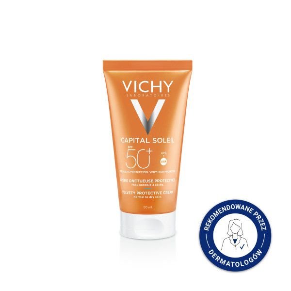 VICHY Vichy Capital Soleil, krem aksamitny do twarzy SPF 50+, 50 ml — Składniki i ocena
