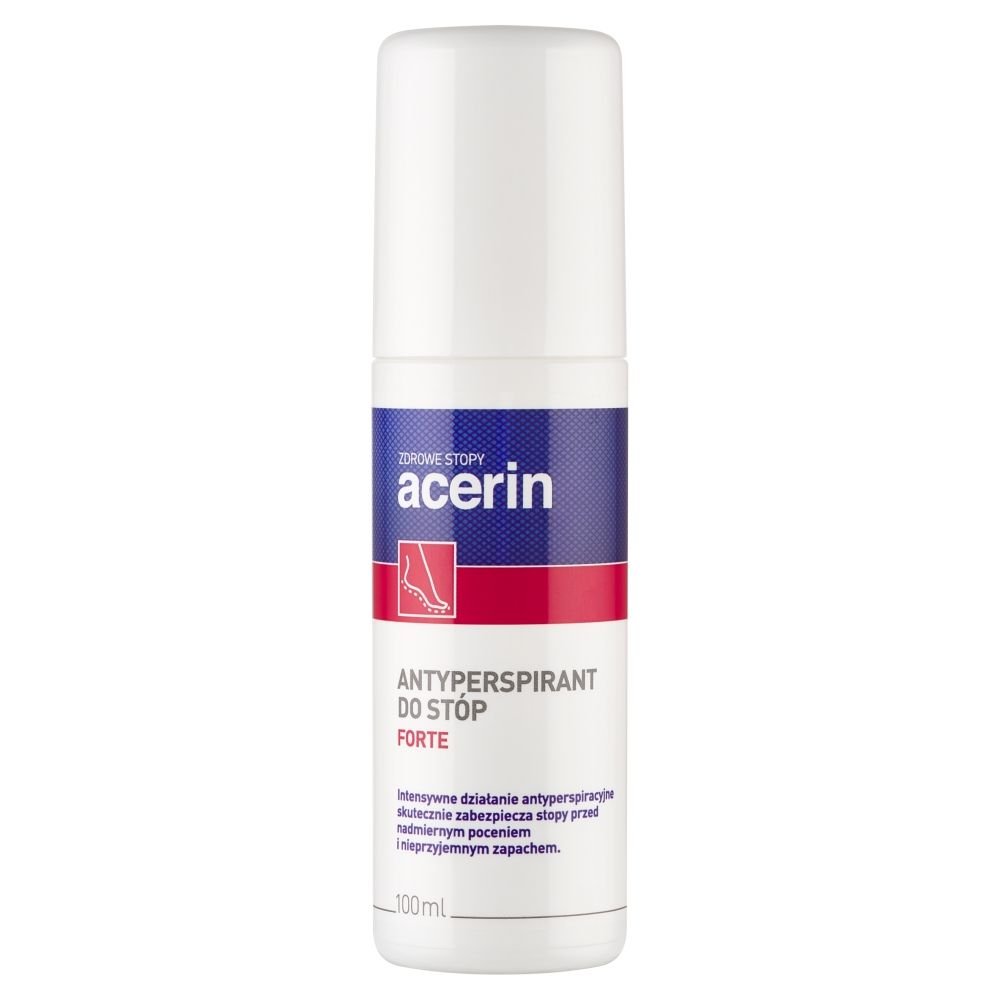 ACERIN Acerin Antyperspirant Forte, dezodorant do stóp, 100 ml — Składniki i ocena