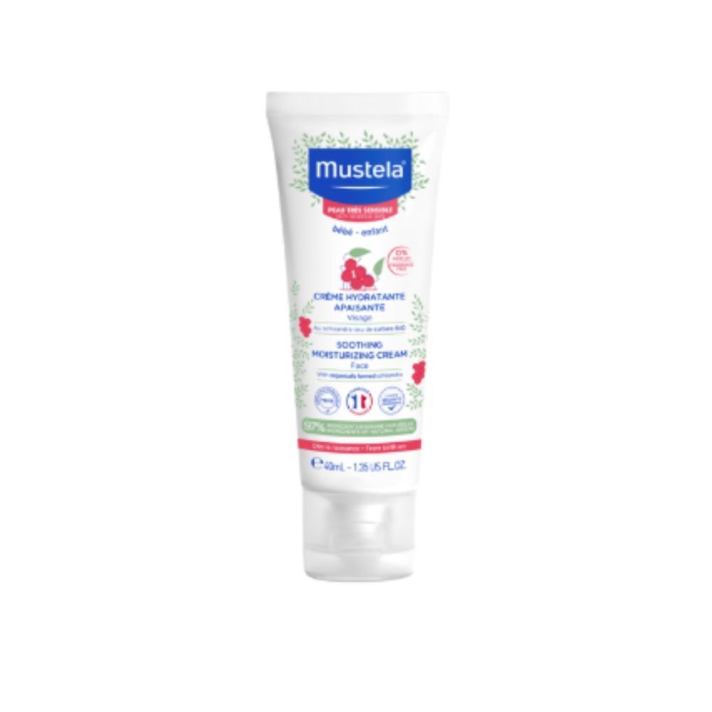 MUSTELA Mustela Bebe-Enfant, łagodzący krem nawilżający do twarzy, 40ml