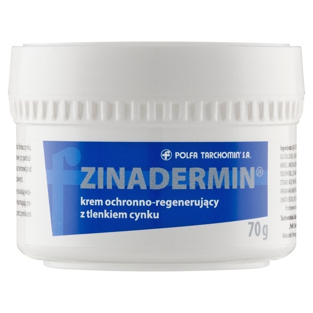 Nieznana Zinadermin, krem, ochr.-regener.z tlenkiem cynku, 70 g