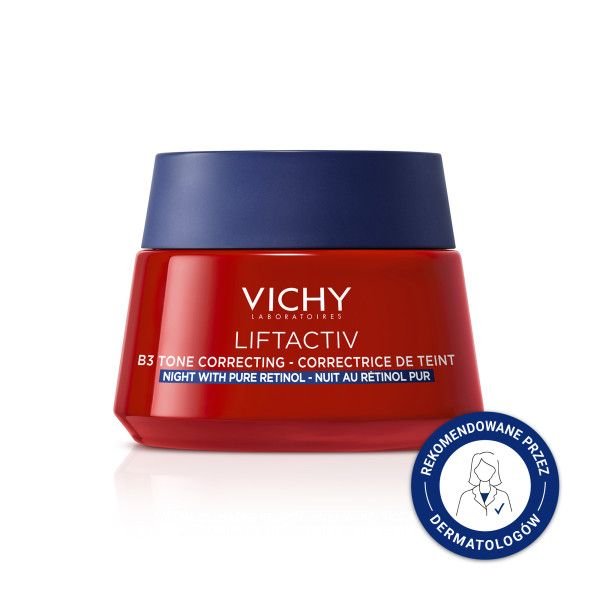 VICHY Vichy Liftactiv B3, krem, przeciw przebarwieniom z retinolem, na noc, 50ml