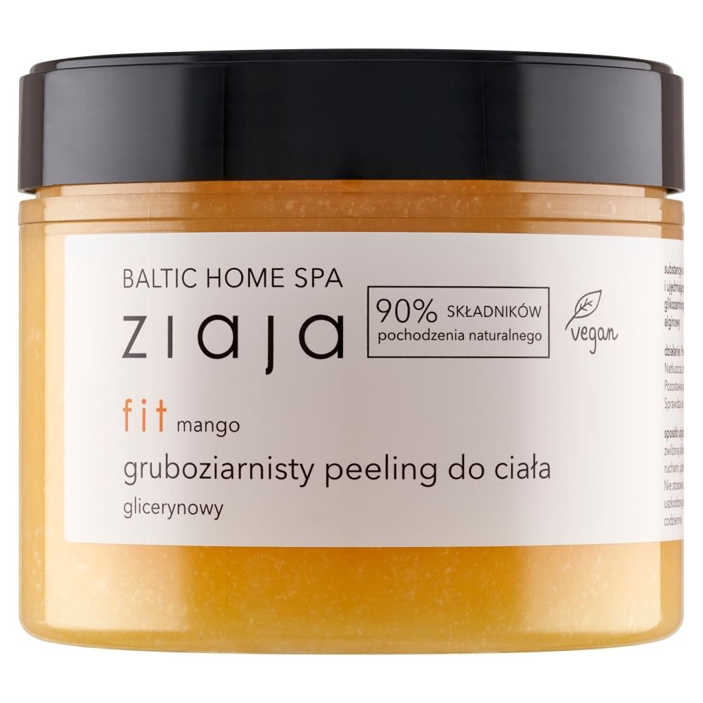ZIAJA Ziaja Baltic Home SPA FIT, peeling gruboziarnisty, mango, 300 ml — Składniki i ocena