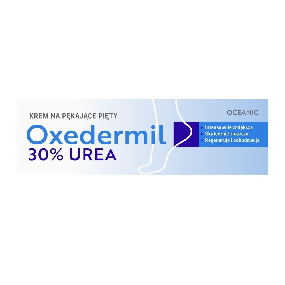 OCEANIC Oceanic Oxedermil, Krem na pękające pięty z mocznikiem 30% UREA, 50ml
