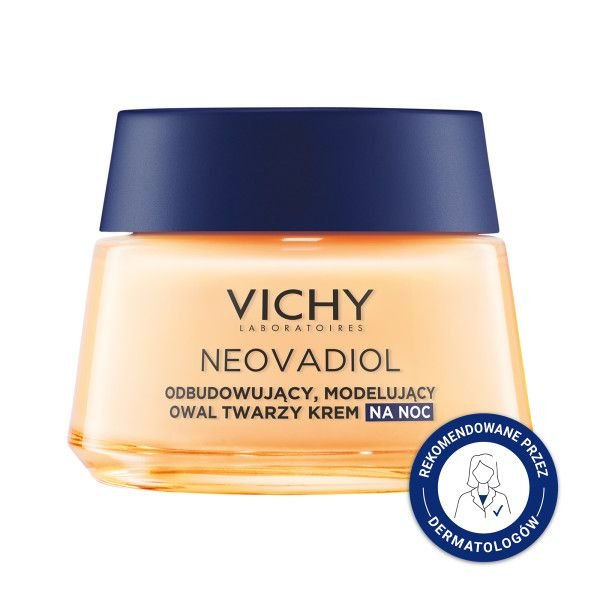 VICHY Vichy Neovadiol, kompleks uzupełniający, odbudowujący, modelujący owal twarzy krem na noc, 50 ml
