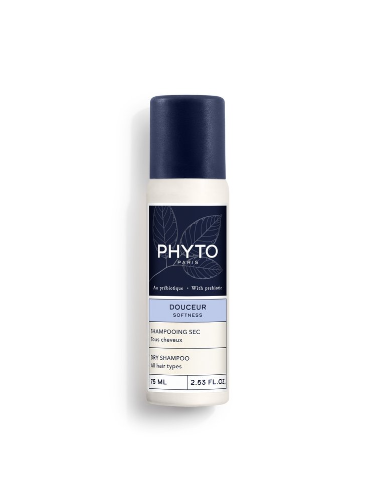 PHYTO Phyto Softness, szampon suchy z prebiotykami do każdego rodzaju włosów, 75ml