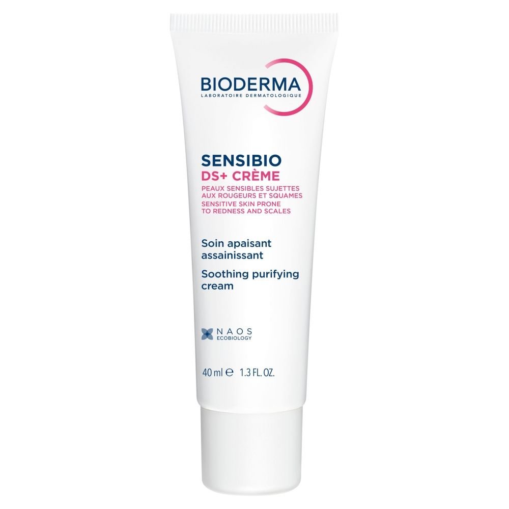 BIODERMA Bioderma Sensibio DS+ Creme, krem przeciw podrażnieniom, zmiękczający i wygładzający naskórek, 40 ml — Składniki i ocena
