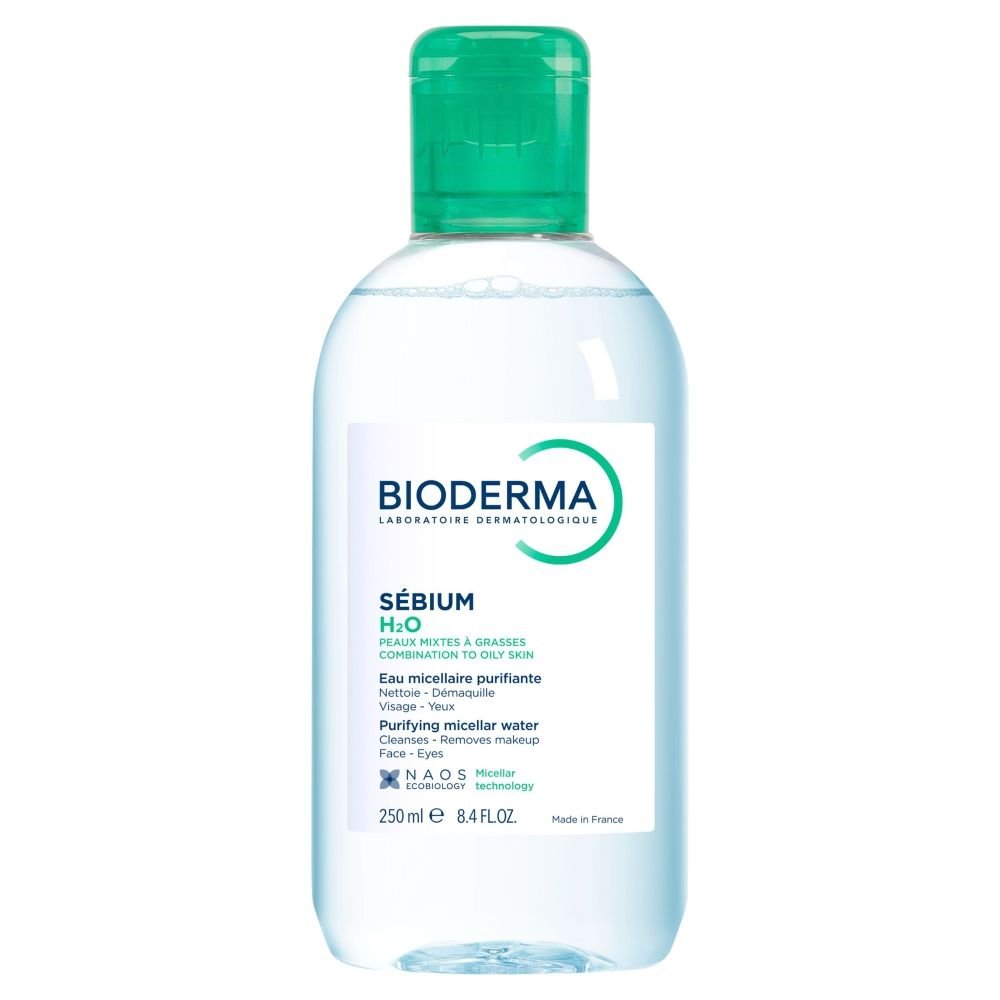 BIODERMA Bioderma Sebium H2O, plyn, micel,antyb,d/oczysz.twarzy,250ml — Składniki i ocena