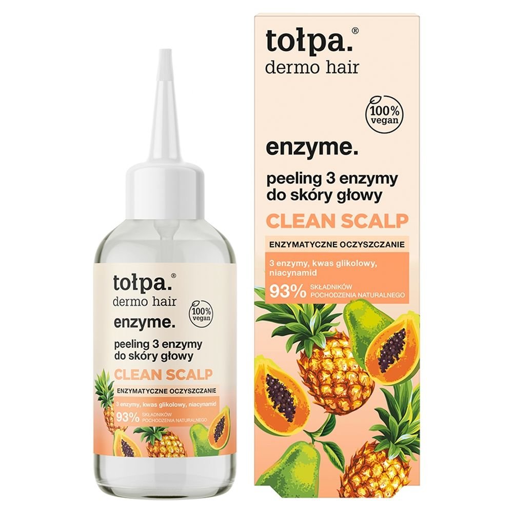 TOŁPA Tołpa Dermo Hair Enzyme Clean Scalp, Peeling 3 enzymy do skóry głowy, 100 ml — Składniki i ocena