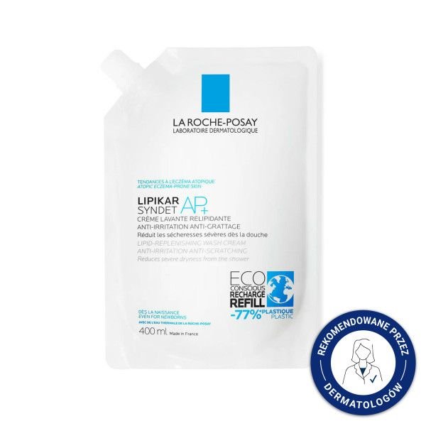 La Roche-Posay La Roche-Posay Lipikar Syndet AP+, krem myjący, 400ml