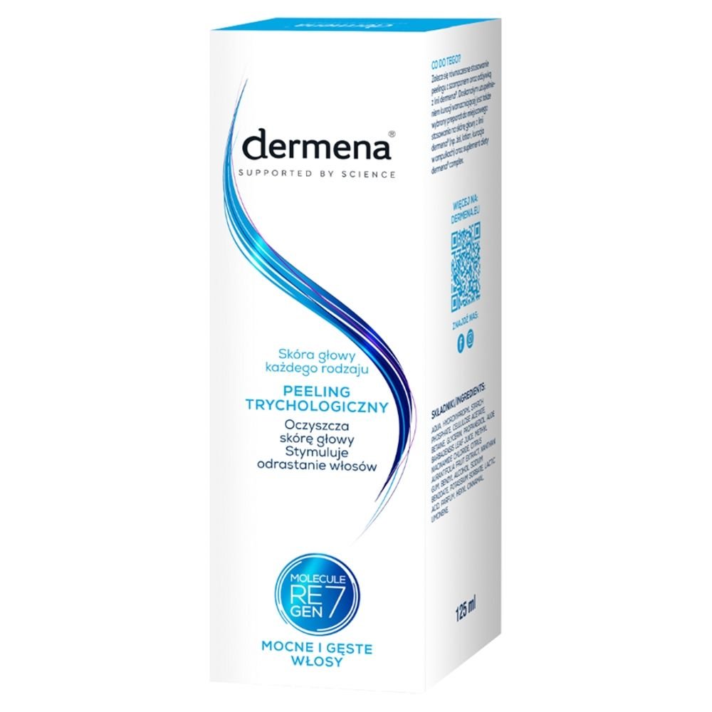 Nieznana Dermena, peeling, trychologiczny, 125 ml