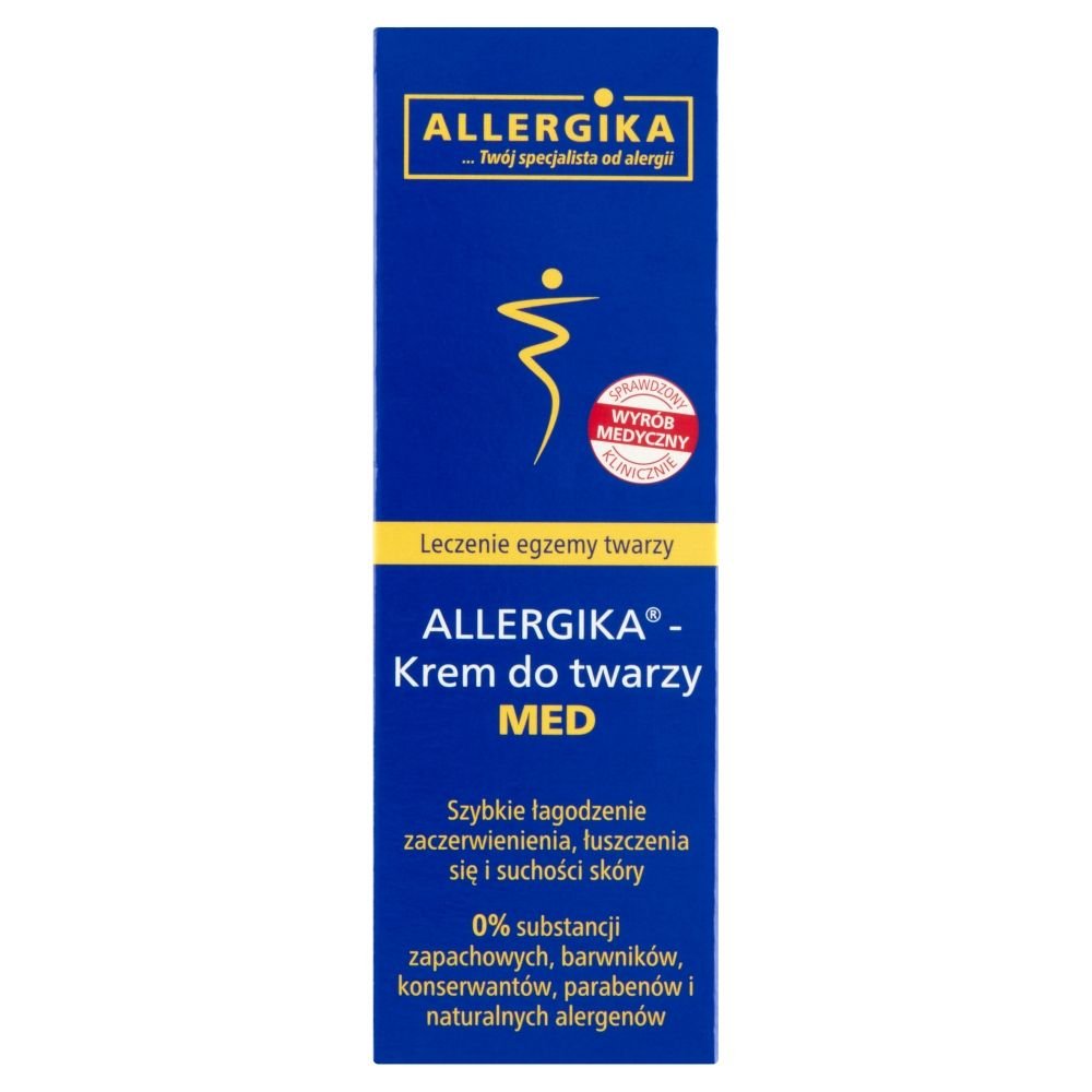 Nieznana Allergika, krem, do twarzy MED, 50 ml