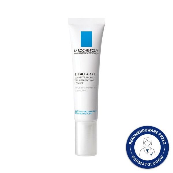 Nieznana La Roche-P Effaclar A.I., krem na punktowe niedoskonałości, 15 ml — Składniki i ocena