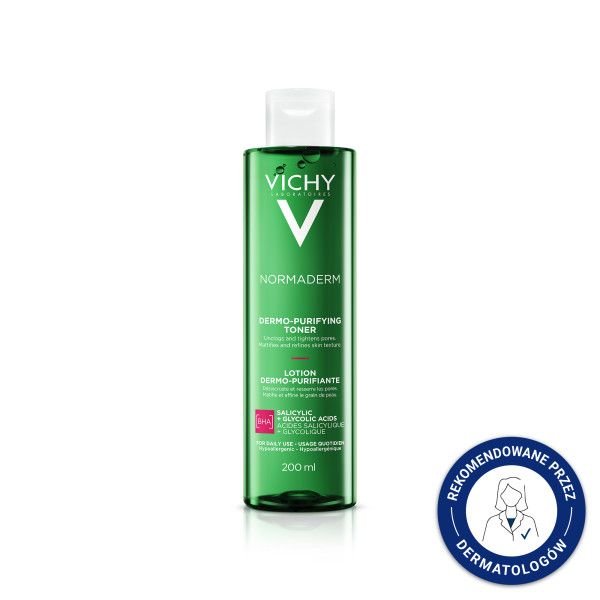 VICHY Vichy Normaderm, tonik oczyszczający, skóra wrażliwa, 200 ml