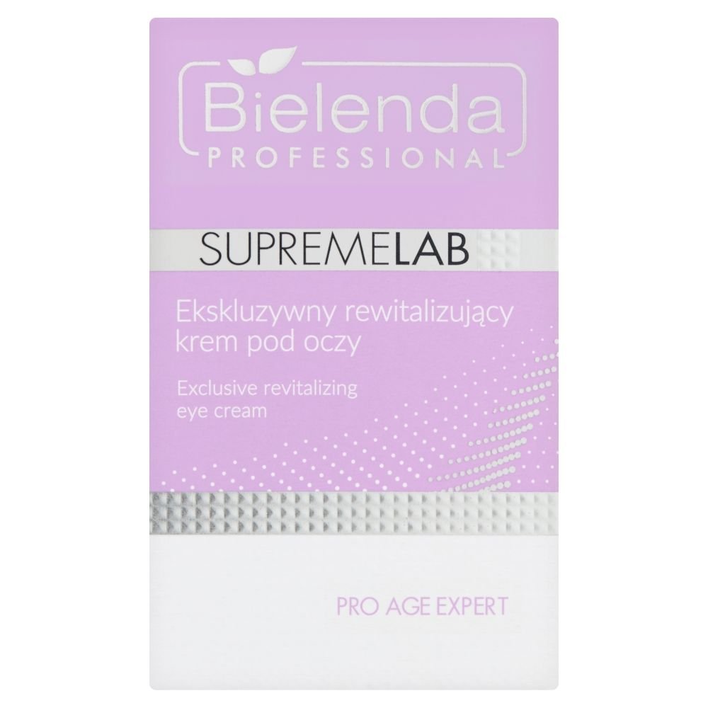 Bielenda Professional Bielenda Professional SupremeLab, Ekskluzywny rewitalizujący krem pod oczy, 15 ml