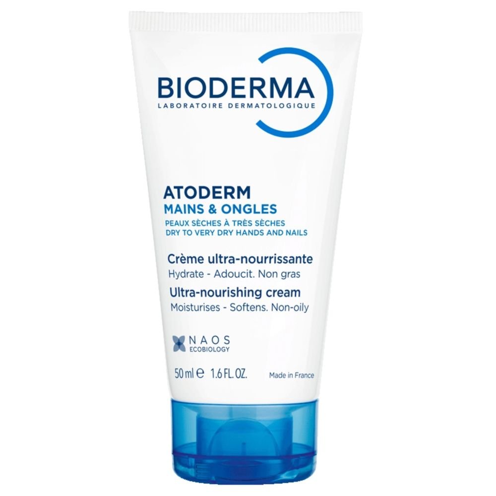BIODERMA Bioderma Atoderm, ultraodżywczy krem do rąk i paznokci, 50ml — Składniki i ocena