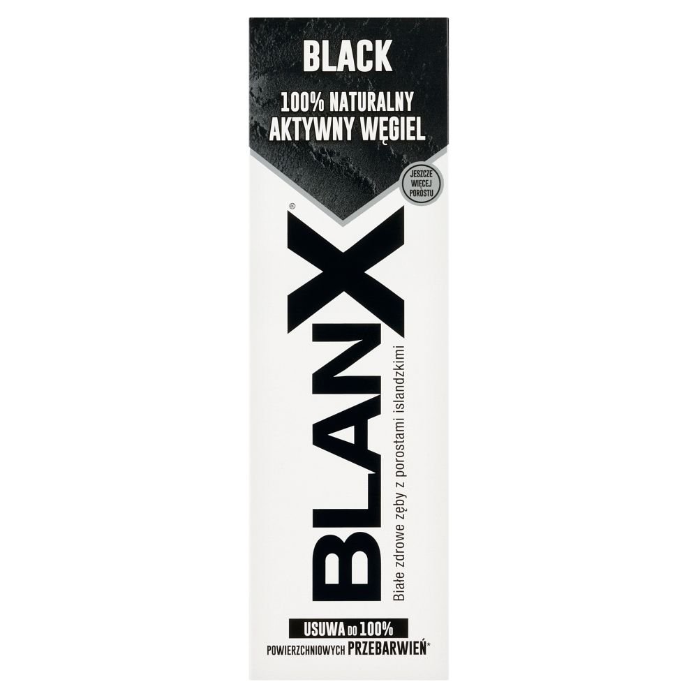 BLANX Blanx Black, pasta do zebow, wybielajaca, 75 ml
